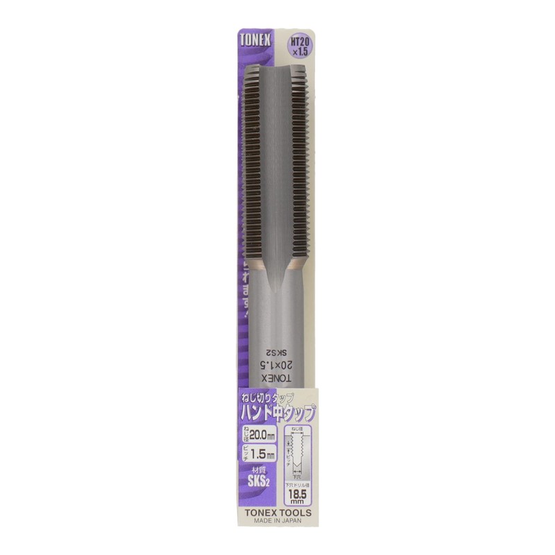 Sankyo Corporation TONEX Hand Tap, Screw Diameter 0.8 inches (20