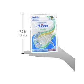 Aim Floss Picks Aim Precision 50 Count with Fluoridex Thread Grip Disposable 200 Pcs