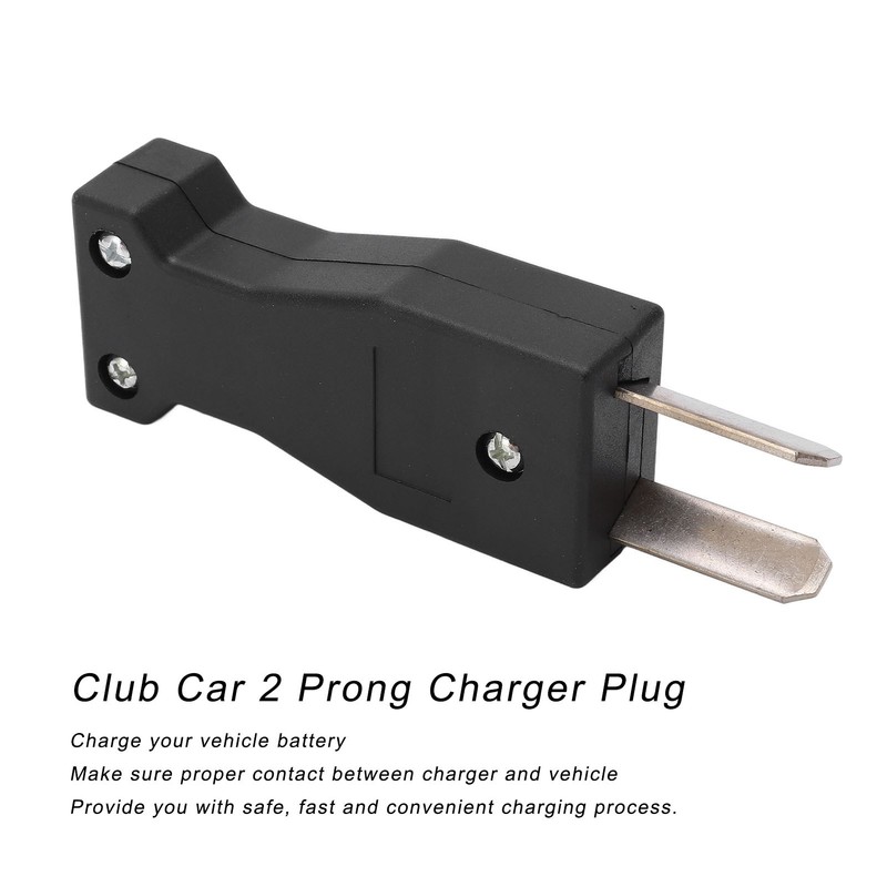 Club Car Charging Plug 2 Prong Crows Foot Replacement for
