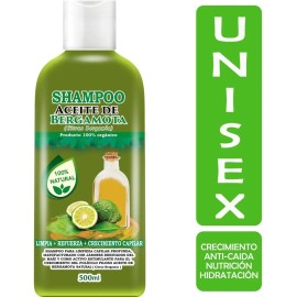 Shampoo Aceite De Bergamota Barba Y Cabello 500ml