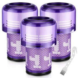 3 Pack Vacuum Filters Replacement Parts Compatible with Dyson V12 Detect Slim, Detect Slim Animal, Slim+ Cordless Vacuum and V12 Slim Absolute Vacuums, SV34, SV35 Compare to Part 971517-01.