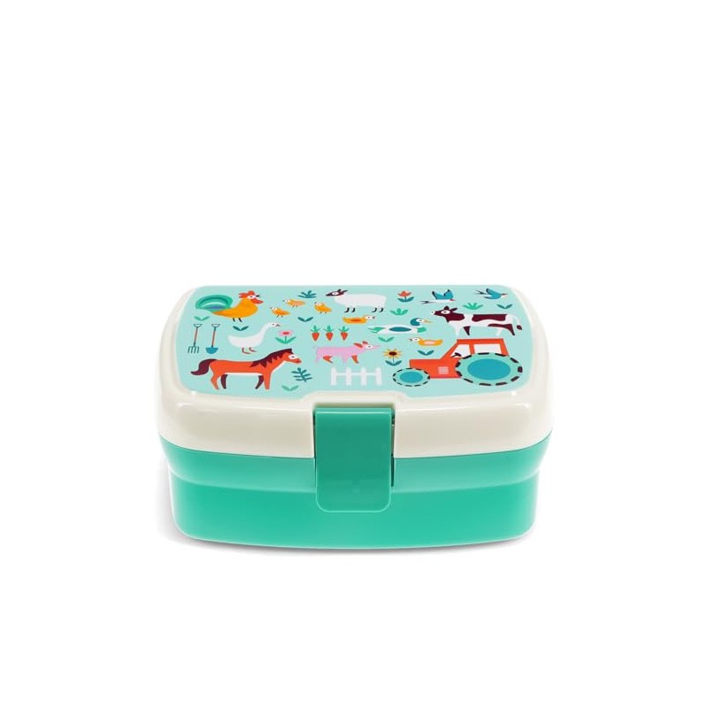 Rex London Lunch Box with Tray - Farmyard