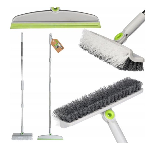 ToolSpace Floor Scrubbing Brush 127 cm Telescopic Handle Set of