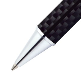 Online 34333 Schreibgeräte Drehkugelschreiber Black Style, ausgewogenem Design mit Metallapplikationen, mit Großraummine Strichstärke M (mittel) Schreibfarbe Schwarz, 1 Stück (1er Pack)