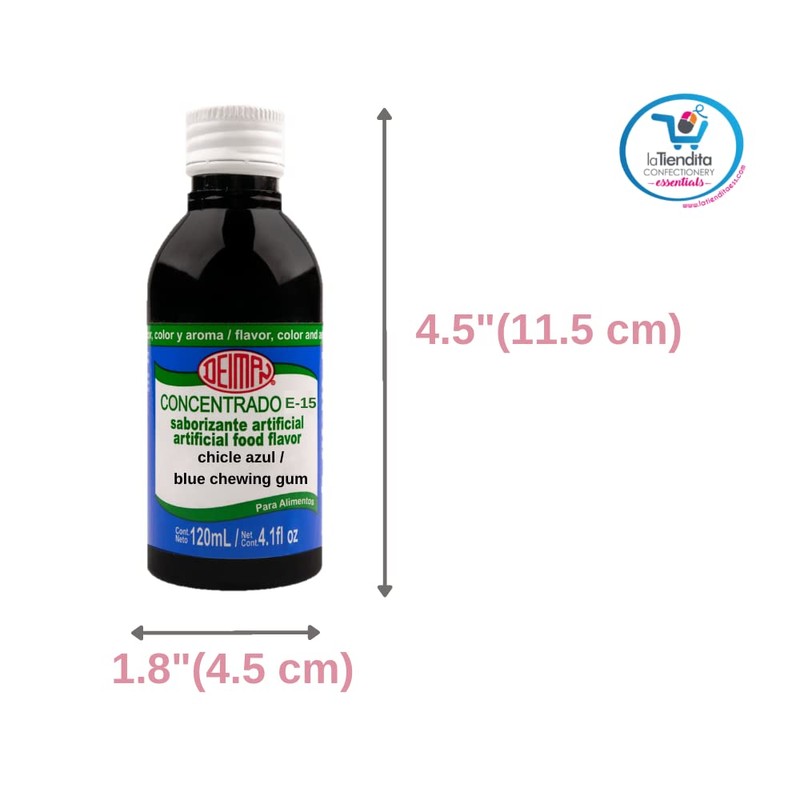 Deiman Artificial Food Flavoring Blue Chewing Gum Concentrate E-15 (4
