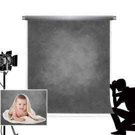 Kate Backdrop Photography 1.5x2.2m Dark Grey Photo Backgrounds Retro Microfiber Texture Portrait Backdrop for Photography Studio Props