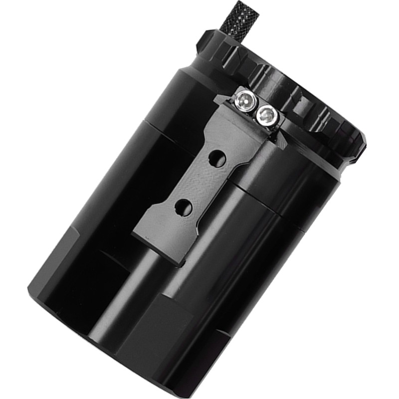 Universal Auto Oil Catch Can Breather Reservoir with Mounting Parts