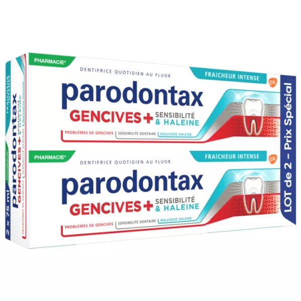 Parodontax Gums + Sensitivity and Breath 75 ml, Lot de