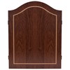 TG Dartboard Cabinet Set with Realistic Walnut Finish, brown, (15-DG910)