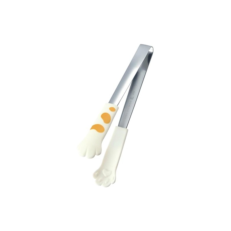 Tanabe Hardware T2549 Kitty Tongs, White Tama, Total Length 4.7