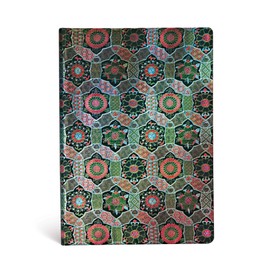 Paperblanks - Heilige tibetische Stoffe Chakra - Notizbuch Midi Liniert (Sacred Tibetan Textiles), Midi (180 x 130): Lined Midi