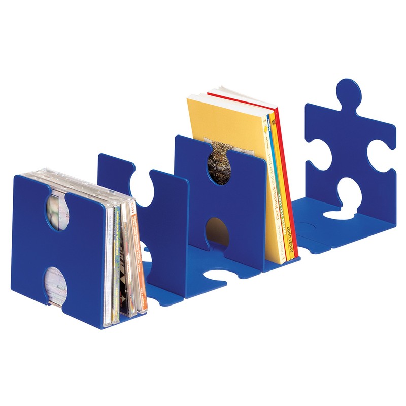 Han Puzzle CD Stand/Bookend, Sleek, Innovative And Very Stable Set