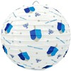 Hanukkah Hanging Ball Lanterns Ornaments 6 Piece, Hanukkah Decorations (4-Pack)
