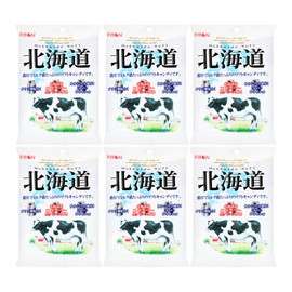 Umaya - Japanese Ribon Real Hokkaido Milk and Cream Calcium Enriched Soft Candy with Snack Bag Clip Combo Set (6 Pack - 3.8oz/Pack)