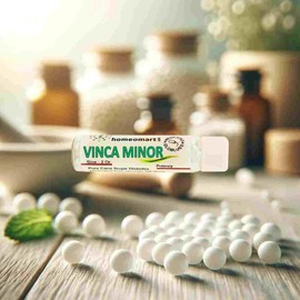 Homeomart.com Vinca Minor Homeopathy Pellets (Pills) in 200C Potency, Pack of 2