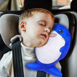 MHJY Seat Belt Pad Car Children's Seat Belt Cushion Car Belt Cushion Sleeping Pillow Plush Belt Protection Cushion Neck Support Headrest Pad for Travel Girls Boys