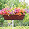 GYATSOCYG 2 PCS 24 Inch Window Deck Box Railing Planter