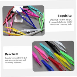 BIUDECO 30pcs Brow Trimming Tweezers Lightweight Eyebrow Tweezers for Makeup for Personal for Beautiful Eyebrows