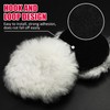 PHITUODA 8 Pcs Wool Polishing Pad 4 Inches Soft Sheepskin