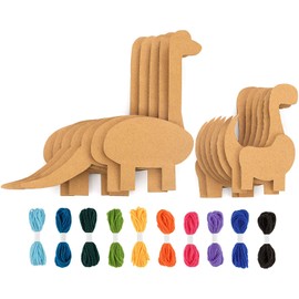 Made It! Yarn Animal Craft Kits for Kids, Yarn Dinosaur