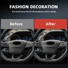 FXETRNL Real Carbon Fiber Steering Wheel Button Frame Covers -