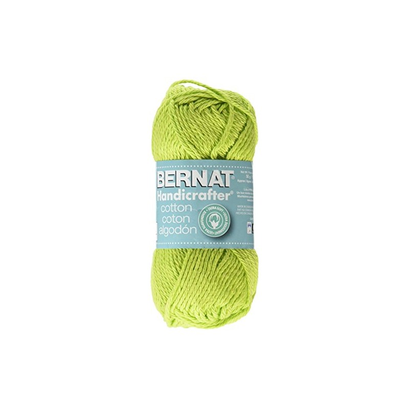 Spinrite Handicrafter Cotton Yarn Solids, Hot Green