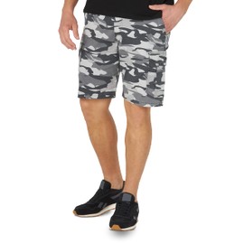Lee Men's Extreme Motion Swope Cargo Short, Graphite Camo, 36