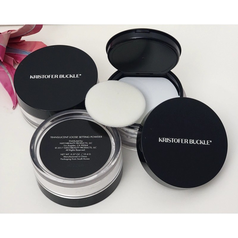 Kristofer Buckle 3 - KRISTOFER BUCKLE TRANSLUCENT LOOSE SETTING POWDER