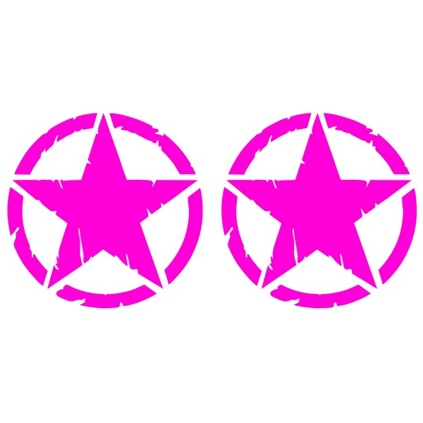 GamesMonkey Destroyed Military Star Aufkleber US Army C Shapes Kit