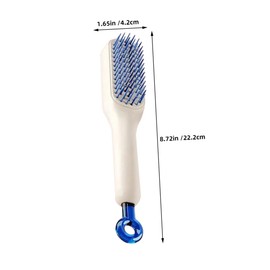 NOLITOY Curly Hair Comb Anti-static Retractable Hair Comb Self-cleaning Feature Hairdressing Tool for Stylists