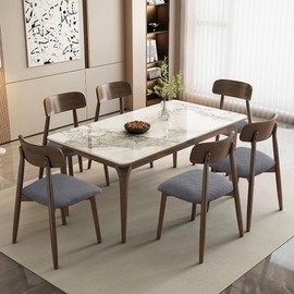 YUEANG Waterproof Chair Seat Covers Set of 4 for Dining Room, Stretch Removable Washable Chair Seat Slipcovers for Home, Restaurant, Banquet,Kitchen Chair Seat Cushion Protector(Dark Gray, Large)