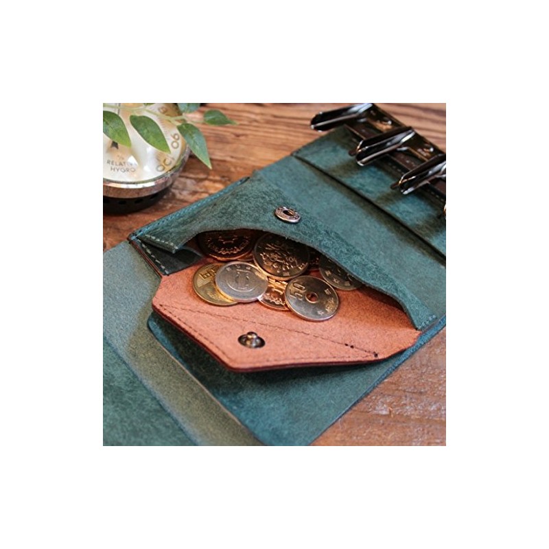 LITSTA Coin Wallet 3 Compact Wallet with Coin Holder, Blue