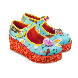 Hot Chocolate Design Chocolaticas Ramen Women's Mary Jane Platform Multicoloured HCD 35