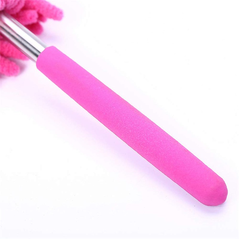 T&F Telescopic Duster, Extendable Telescopic Handle, Wedge Duster, Microfibre, Scratch-Free