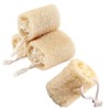 Esponja de Lufa Natural, 4 unidades Estropajo para Cuerpo, Esponja