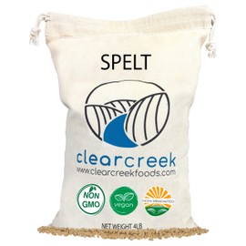 Spelt Berries | 4 lb | Vegan | Non-GMO | Clear Creek Foods | Spelt Wheat Berries