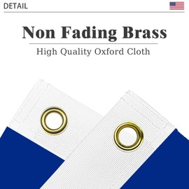 Connecticut State Flag 3x5 Outdoor Double Sided 3 Layers Polyester State of Connecticut Flags Sewing 4 Rows of Thread with Durable Canvas Header and Brass Grommets Connecticut Decor for Indoor Wall Room