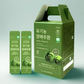 Organic Maru Cabbage Pills Low Temperature Dried Stick Type 100 Packets / 유기농마루 양배추환 저온건조 스틱형 100포