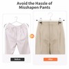 30 Pack Pant Hanger with Adjustable Clips,Heavy Duty Ultra Thin