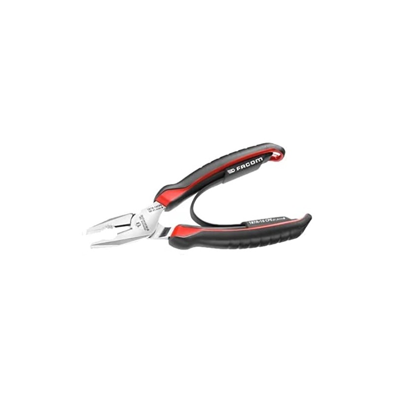 Facom 187A.20CPE Universal Pliers, Red/Black, 200 mm