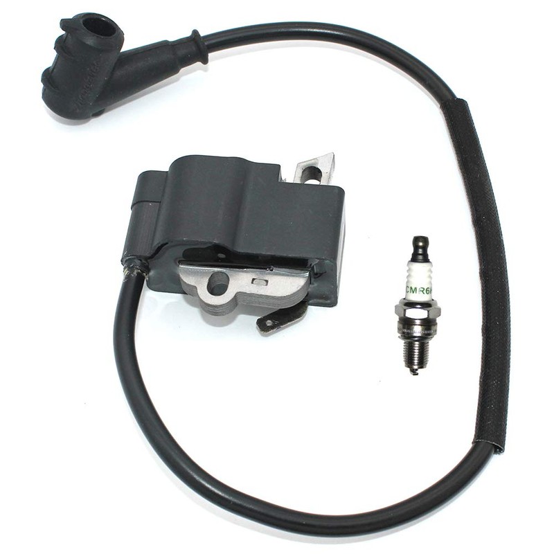 Ignition Coil Module With Spark Plug CMR6H For Stihl MS201