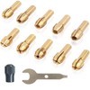 JUTOSU 0.17 inch (4.3 mm) Shank Collet Chuck Set for