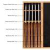 IMOTECHOM 5-Pieces Carbide Tipped Woodturning Tools Lathe Chisel Set with