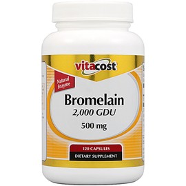 Vitacost Brand Vitacost Bromelain 2,000 GDU -- 500 mg - 120 Capsules