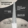 DOJA Barcelona Shelf Bracket for Shelves 4 Shelf Brackets White