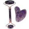 Portable Face Roller Massager Facial Beauty Roller Heart Shaped Gua