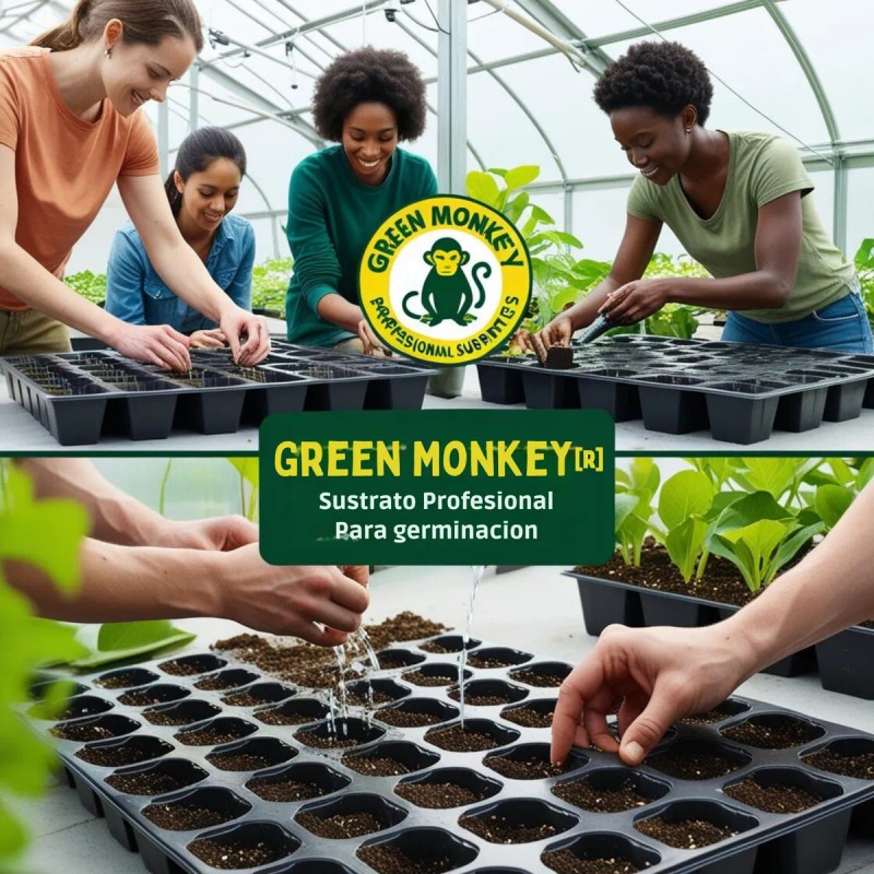Sustrato Green Monkey 100 Lt All Mix Peat Moss Perlita
