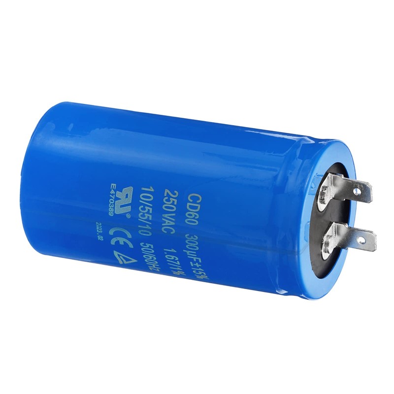 PATIKIL CD60 Run Capacitor, 300uF/MFD 250VAC 15% Tolerance 50/60Hz Motor