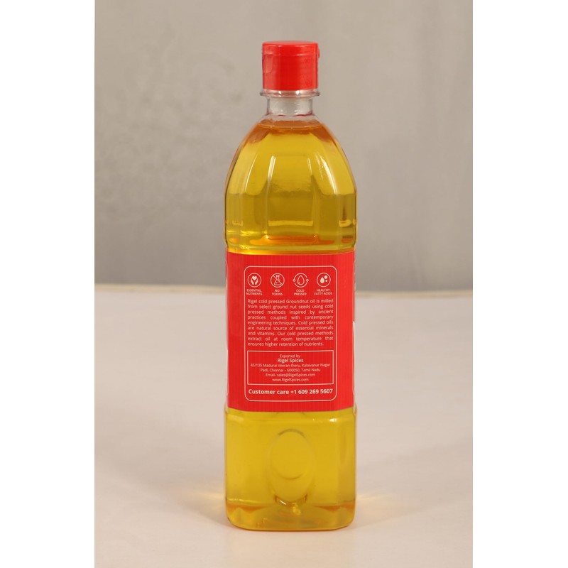 Rigel Spices | Naturally milled Cold Pressed Peanut oil (1L
