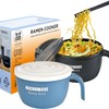 2 Sets Microwave Ramen Cooker Bowl 45 oz Instant Noodle